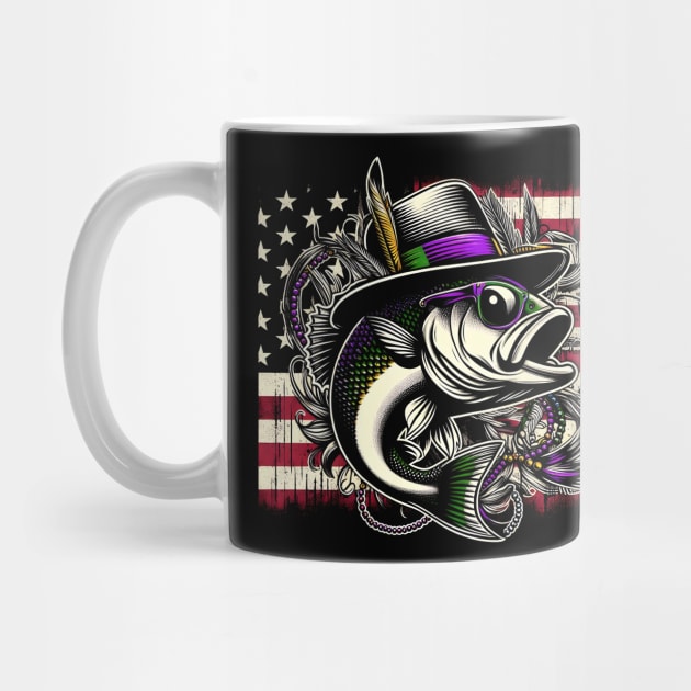 Celebrate Mardi Gras and show your love of fishing with this vibrant patriotic design by click2print